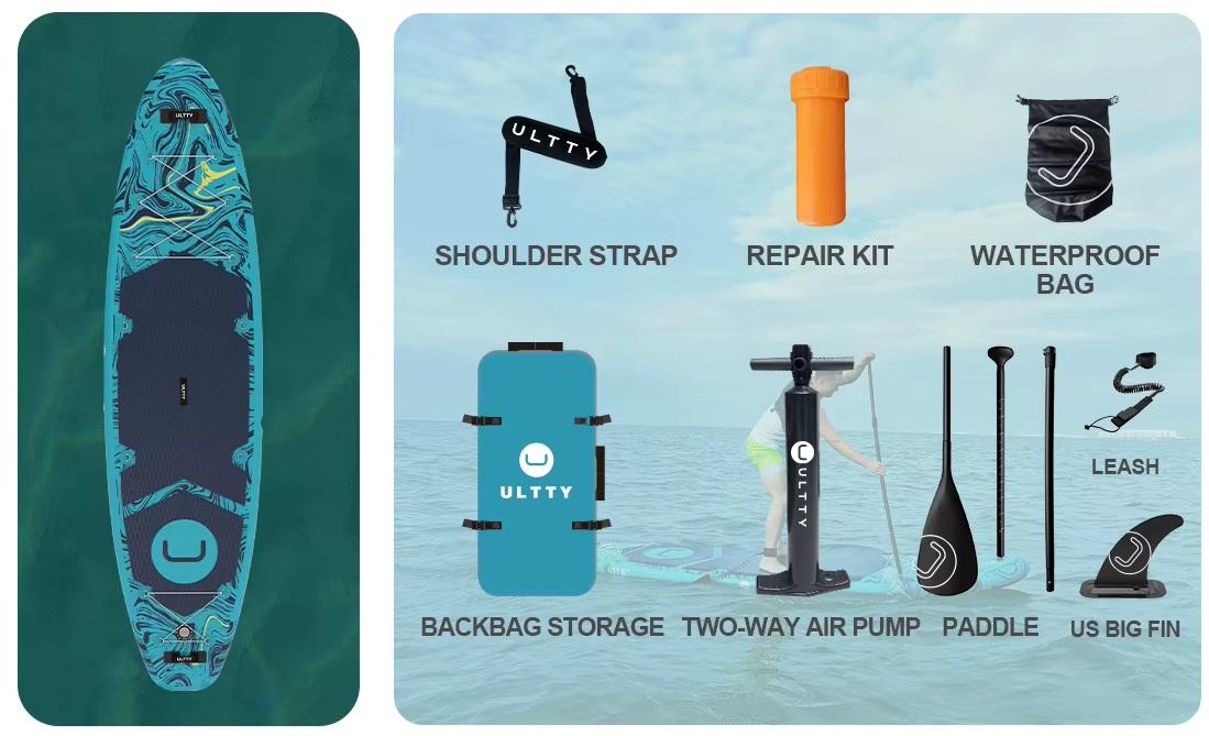 SUP-доска надувная ULTTY-B 11" 6 350x89x15 см (24834641) - фото 3 SUP-доска надувная ULTTY-B 11" 6 350x89x15 см (24834641) - фото 3