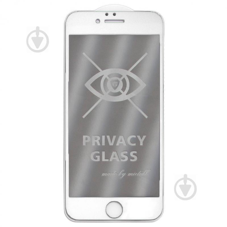 Анти-шпион защитное стекло 5D Privacy Full Glue для Apple iPhone 6 Белый