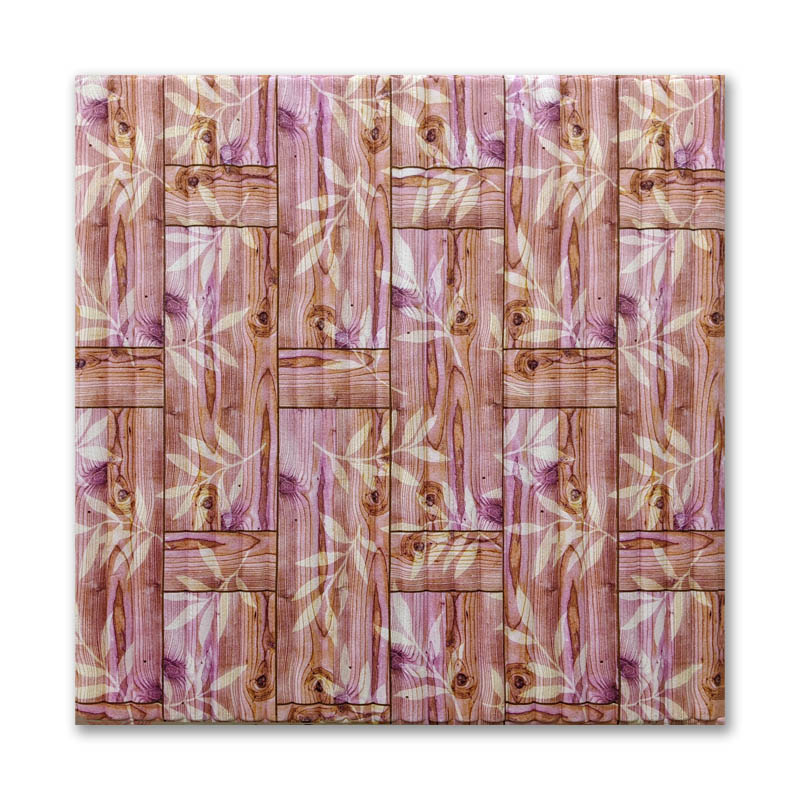 Самоклеящаяся 3D панель Sticker Wall 700x770x5 мм Оранжевый бамбук (00196)