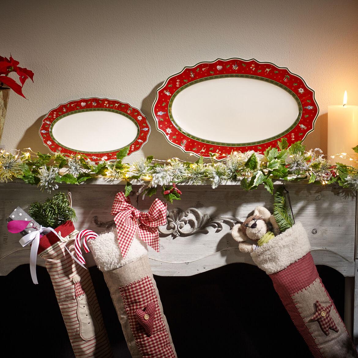 Блюдо сервировочное Villeroy & Boch Toy's Delight новогоднее овальное 23,5 см (1485852920) - фото 3 Блюдо сервировочное Villeroy & Boch Toy's Delight новогоднее овальное 23,5 см (1485852920) - фото 3