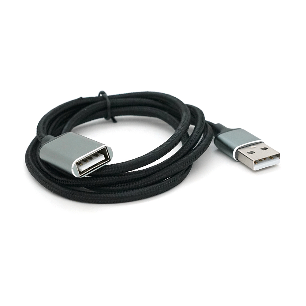 Удлинитель Veggieg USB UF2-1 AM/AF 1 м Черный (YUT_V2694)