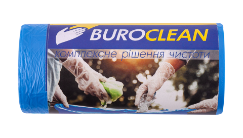 Пакети для сміття BuroClean EuroStandart 120 л/10 шт. 21 мкм LDPE (10200043)