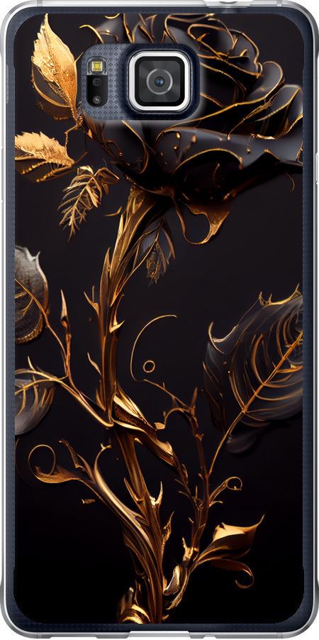 Чехол на Samsung Galaxy Alpha G850F Роза 3 (5552u-65-42517)