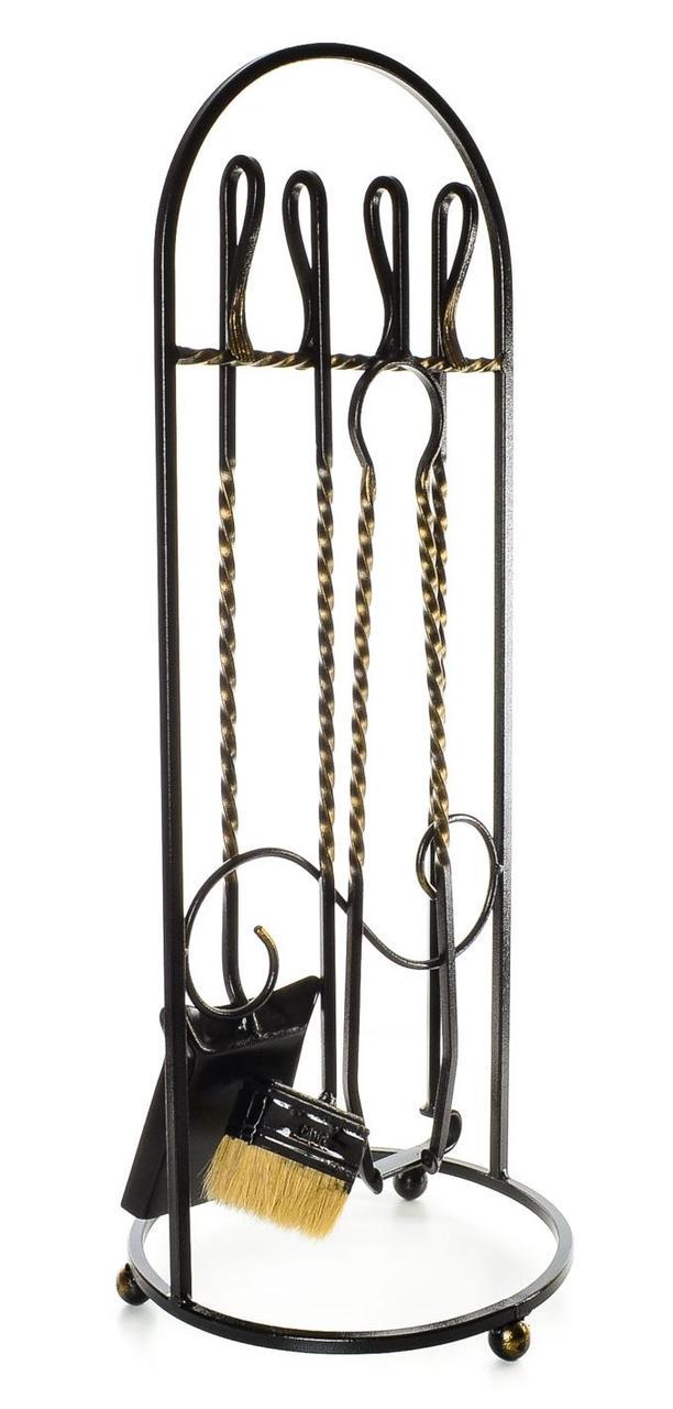 Каминный набор Факел с дровницей 4 инструмента - фото 8