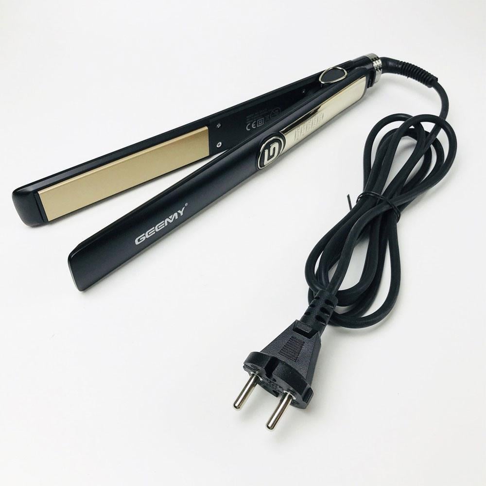 Утюжок для волос Geemy GM-416 Pro с керамическим покрытием Черный (-911139274)