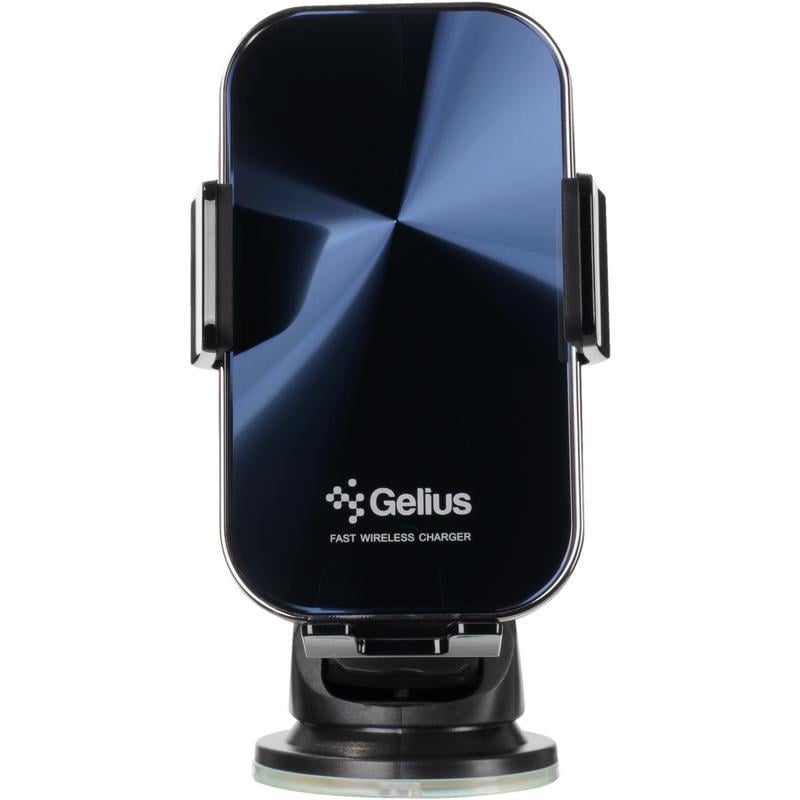Тримач для телефона в машину Gelius Odyssey GP-WCH010 15W Incredible Series з бездротовою зарядкою Black (94321) - фото 15 Тримач для телефона в машину Gelius Odyssey GP-WCH010 15W Incredible Series з бездротовою зарядкою Black (94321) - фото 15