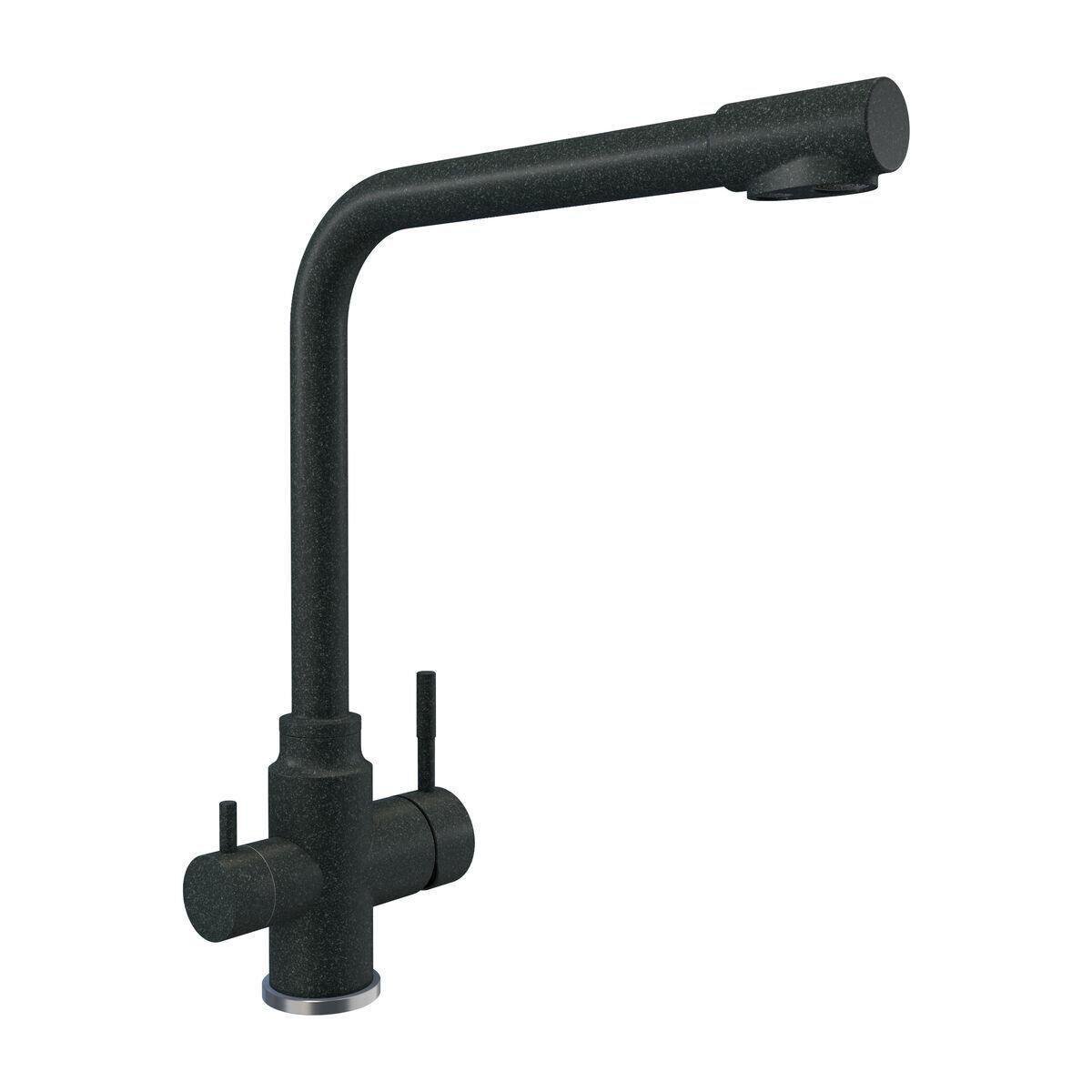 Смеситель для кухни под фильтр Platinum KT 8201/8626 Двухрычажный Антрацит (PLTM-SP000033435)