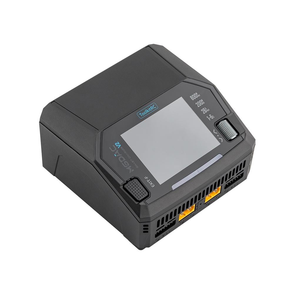 Зарядное устройство ToolkitRC M6DAC V2 Dual 400W 16A 1-6S со встроенным блоком питания (99959)