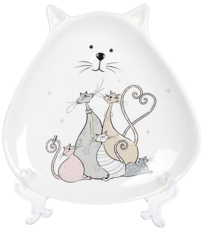 Блюдо керамическое Дружная Семейка 19,2х19х3 см (BD-DM531-Q)