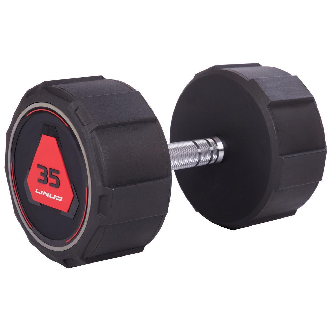 Гантель цельная LI NUO TA-3618-35 с полиуретановым покрытием 35 кг (2532854869)