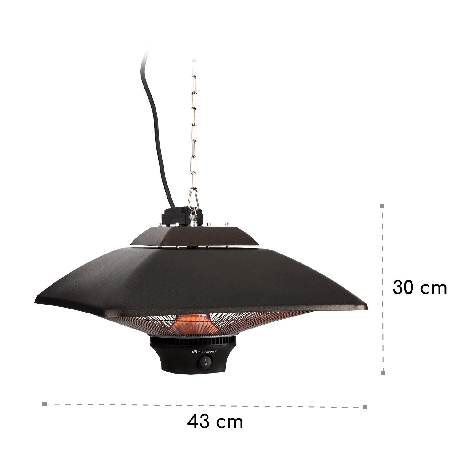 Обігрівач підвісний Blumfeldt Heat Square (10032565) - фото 2 Обігрівач підвісний Blumfeldt Heat Square (10032565) - фото 2