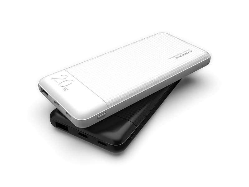 Повербанк Pineng PN-852 QC 3.0/PD 20W 10000 mAh White (85200) - фото 2