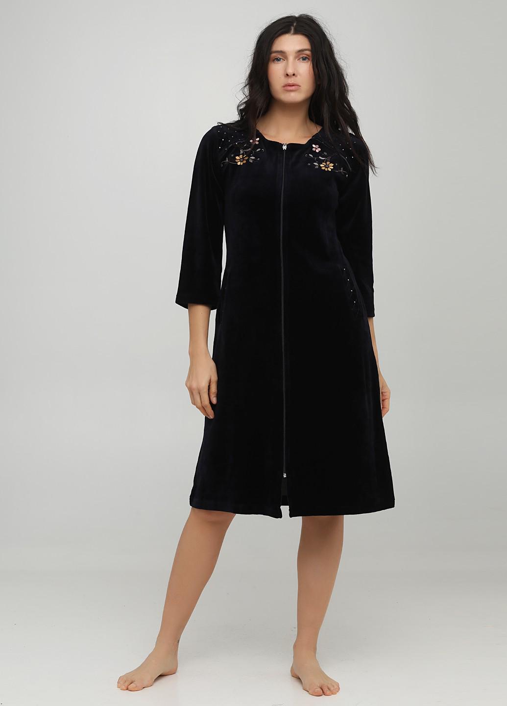 Домашний женский халат Romeo Life L Синий (3666-03) Домашний женский халат Romeo Life L Синий (3666-03)