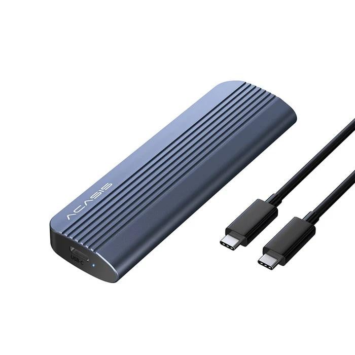 Зовнішня кишеня Acasis EC-6602 m.2 NVME SSD з підключенням USB Type-C Сірий (2394)