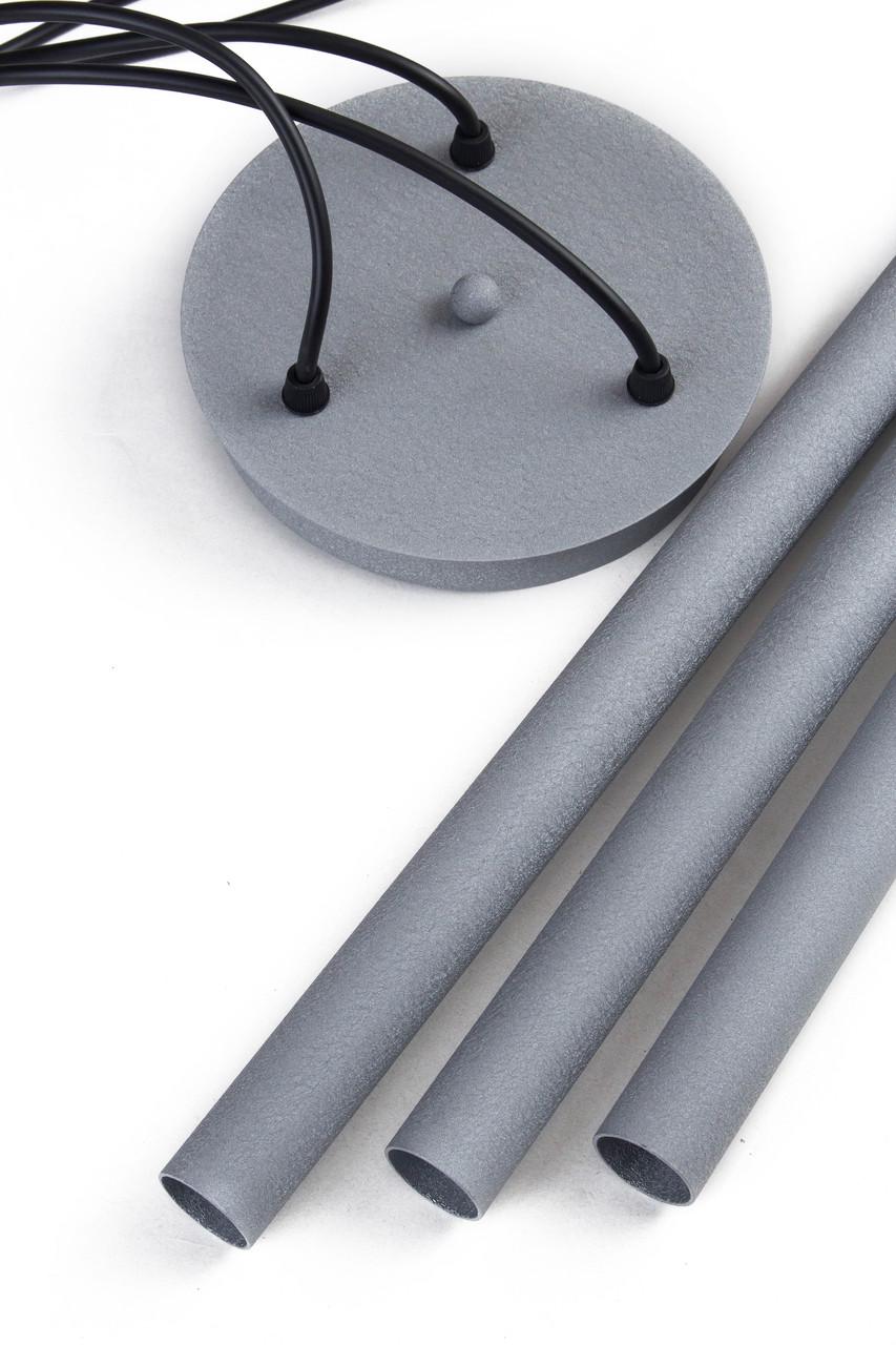 Светильник подвесной MSK ELECTRIC Beatrice на круглой основе под три лампы G9 Серый (MR 3045-3R GR) - фото 3 Светильник подвесной MSK ELECTRIC Beatrice на круглой основе под три лампы G9 Серый (MR 3045-3R GR) - фото 3