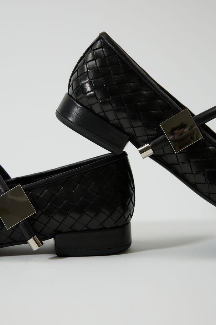 Балетки LONZA шкіряні р. 38 Чорний (191745) - фото 4