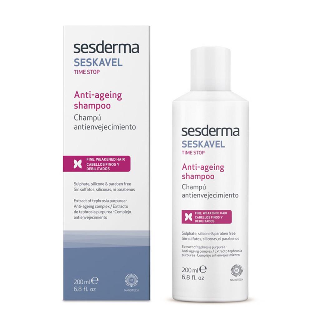 Шампунь антивозрастной SeSDerma Seskavel Time Stop Anti-Ageing Shampoo 200 мл