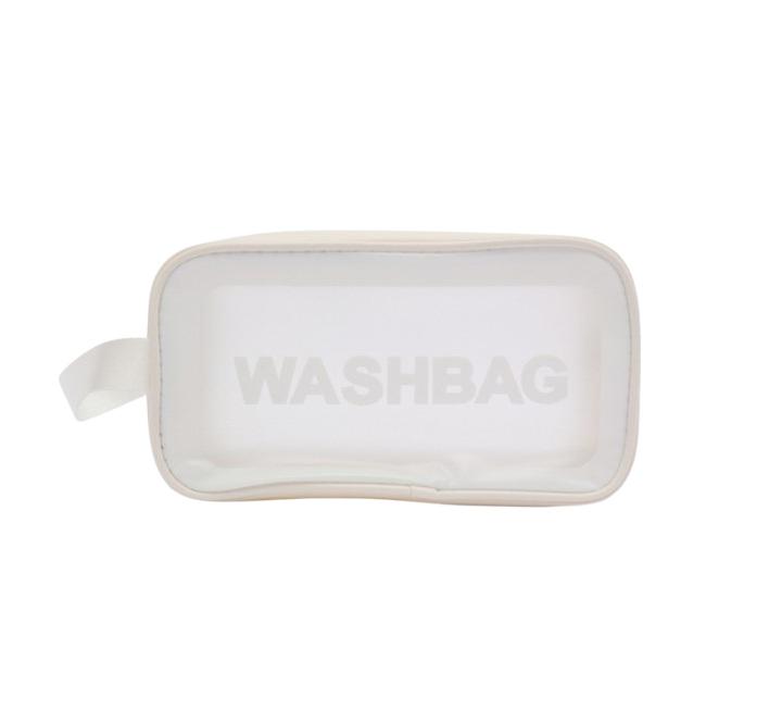 Сумка-косметичка прозрачная Washbag Medium ПВХ 26x15x9 см White (128304) - фото 1 Сумка-косметичка прозрачная Washbag Medium ПВХ 26x15x9 см White (128304) - фото 1
