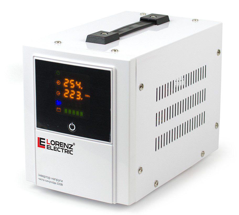 Источник бесперебойного питания Lorenz Electric с правильной синусоидой Лl800С 800VA 500W АКБ 12В заряд 15А (59153)