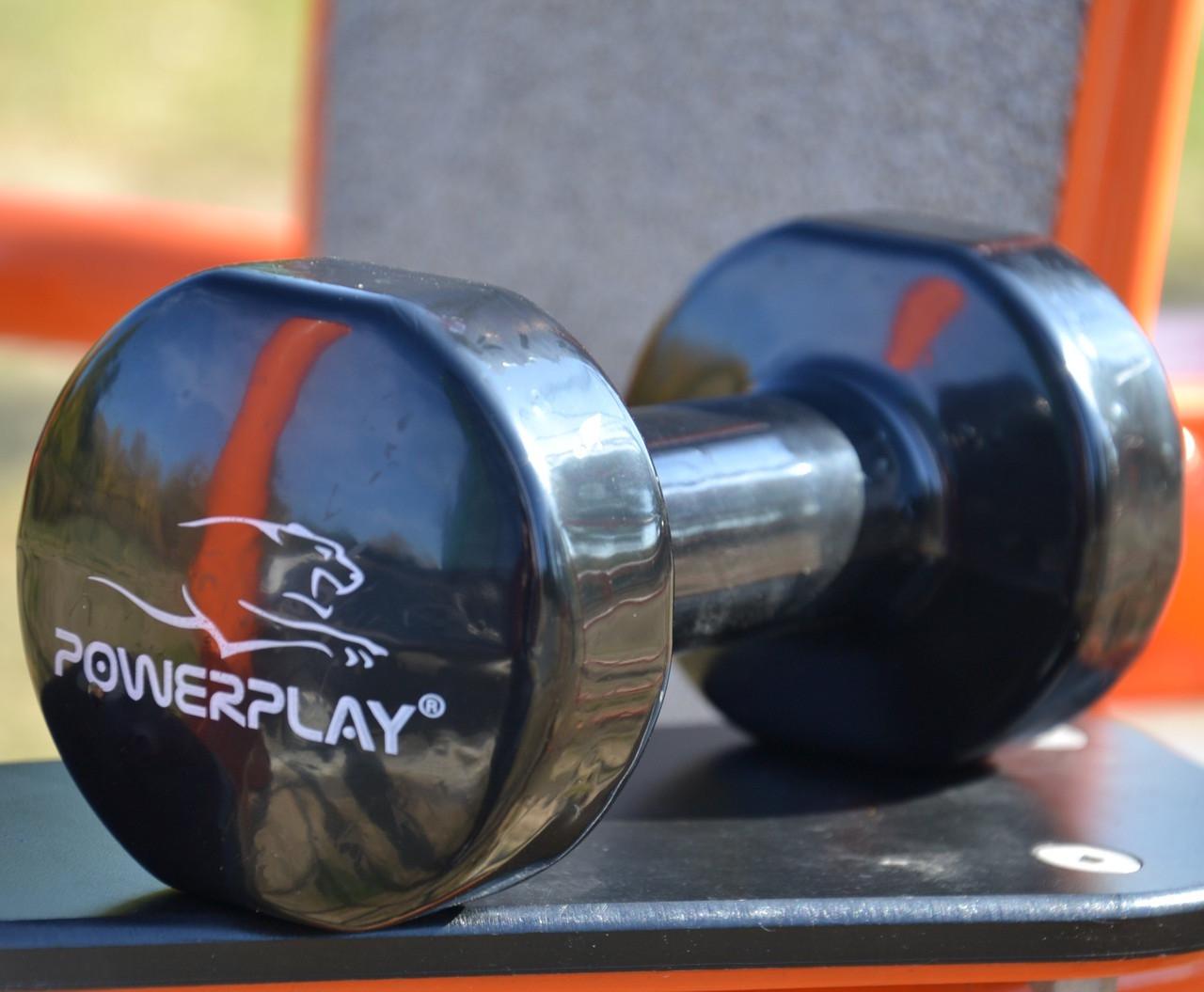 Гантель виниловая PowerPlay PP 4121 1 шт. 1,5 кг Черный (A-013168) - фото 9 Гантель виниловая PowerPlay PP 4121 1 шт. 1,5 кг Черный (A-013168) - фото 9