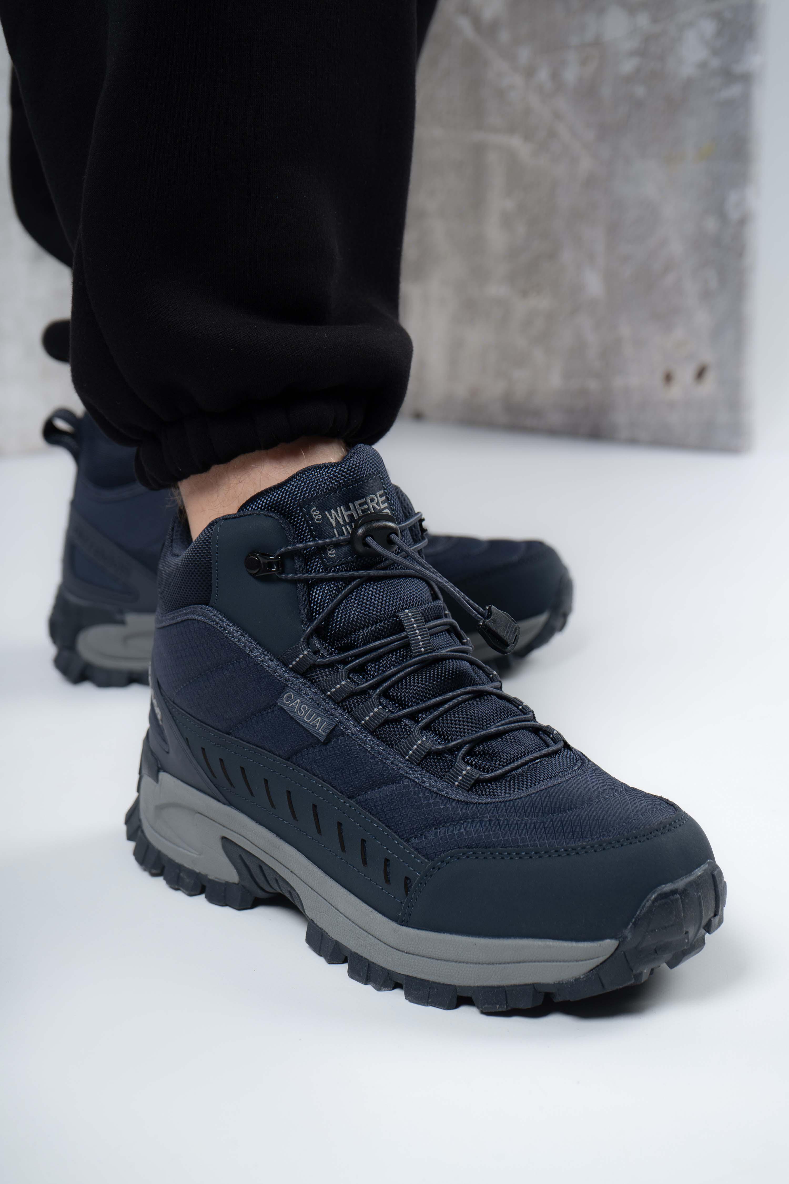 Ботинки мужские Where Uwear зимние на флисе р. 42 Синий (346919_42)