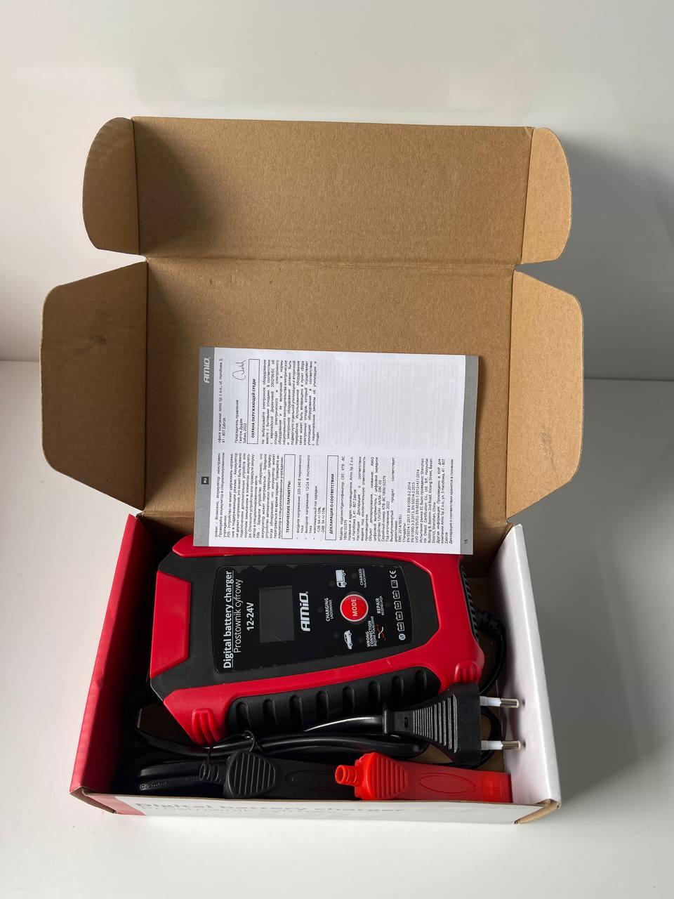 Зарядное устройство импульсное Amio DBC-02 12-24 V 6 А - фото 7 Зарядное устройство импульсное Amio DBC-02 12-24 V 6 А - фото 7