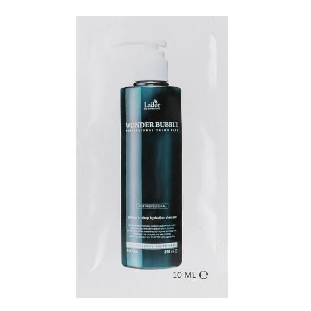 Шампунь для объема и гладкости волос пептидный Lador Wonder Bubble Shampoo 10 мл (2753060956)