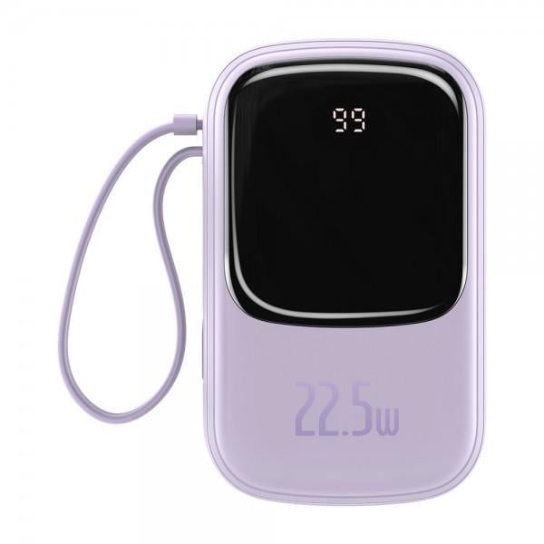 Повербанк Baseus Qpow PPQD-I05 20000 mAh 22,5 Вт USB Type-C Фіолетовий (1794381670)