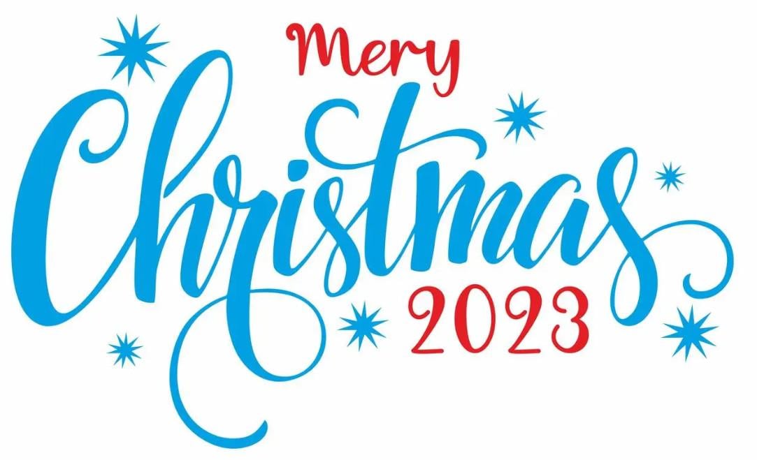 Наклейка новогодняя Zatarga Merry Christmas глянцевый 450х270 мм Голубой (Z202359-7)