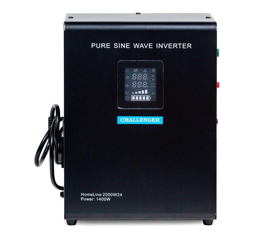 Источник бесперебойного электропитания Challenger HomeLine 2000W24 1400 Вт 24V под внешний АКБ заряд 10А/20А (57193) - фото 2 Источник бесперебойного электропитания Challenger HomeLine 2000W24 1400 Вт 24V под внешний АКБ заряд 10А/20А (57193) - фото 2
