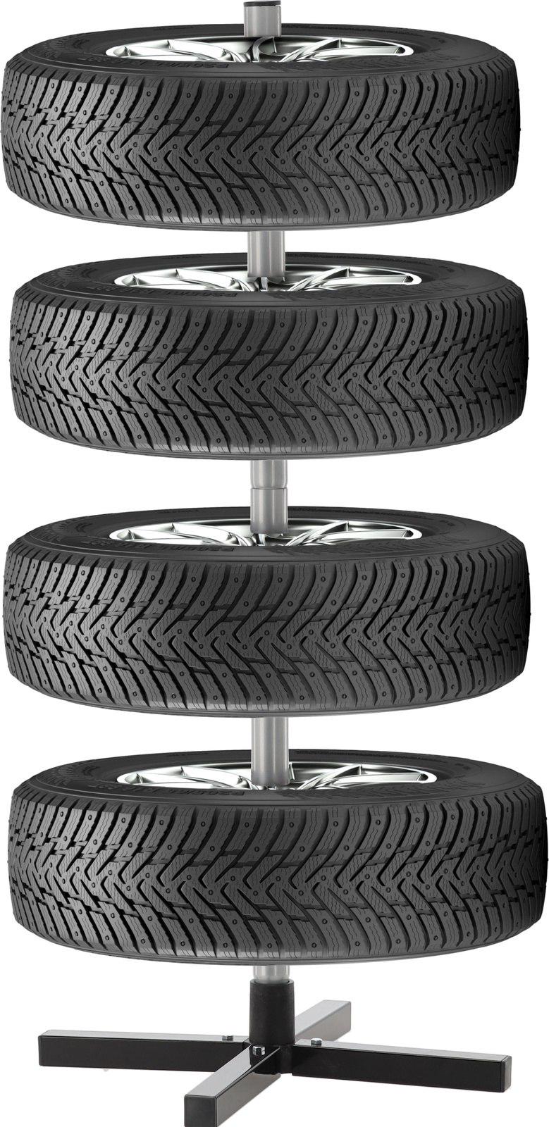 Стойка для хранения шин Garden Line на 4 колеса металлическая 100 кг - фото 8 Стойка для хранения шин Garden Line на 4 колеса металлическая 100 кг - фото 8