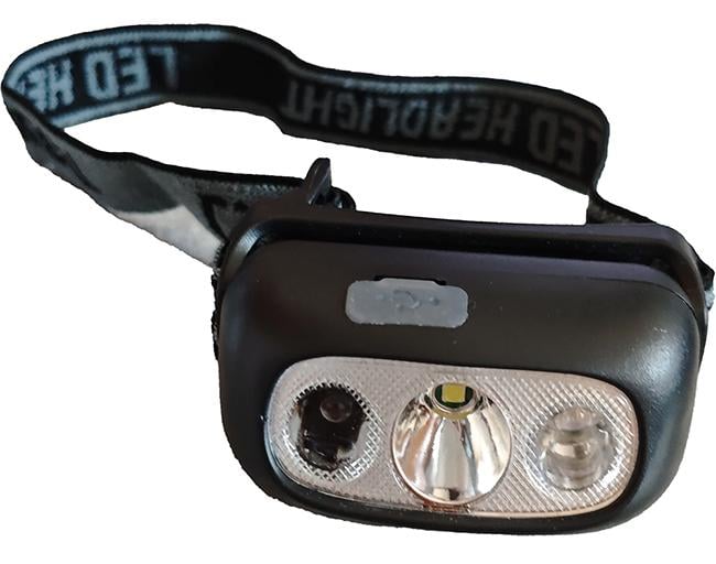 Ліхтар налобний акумуляторний LED (GS-236-B-4)