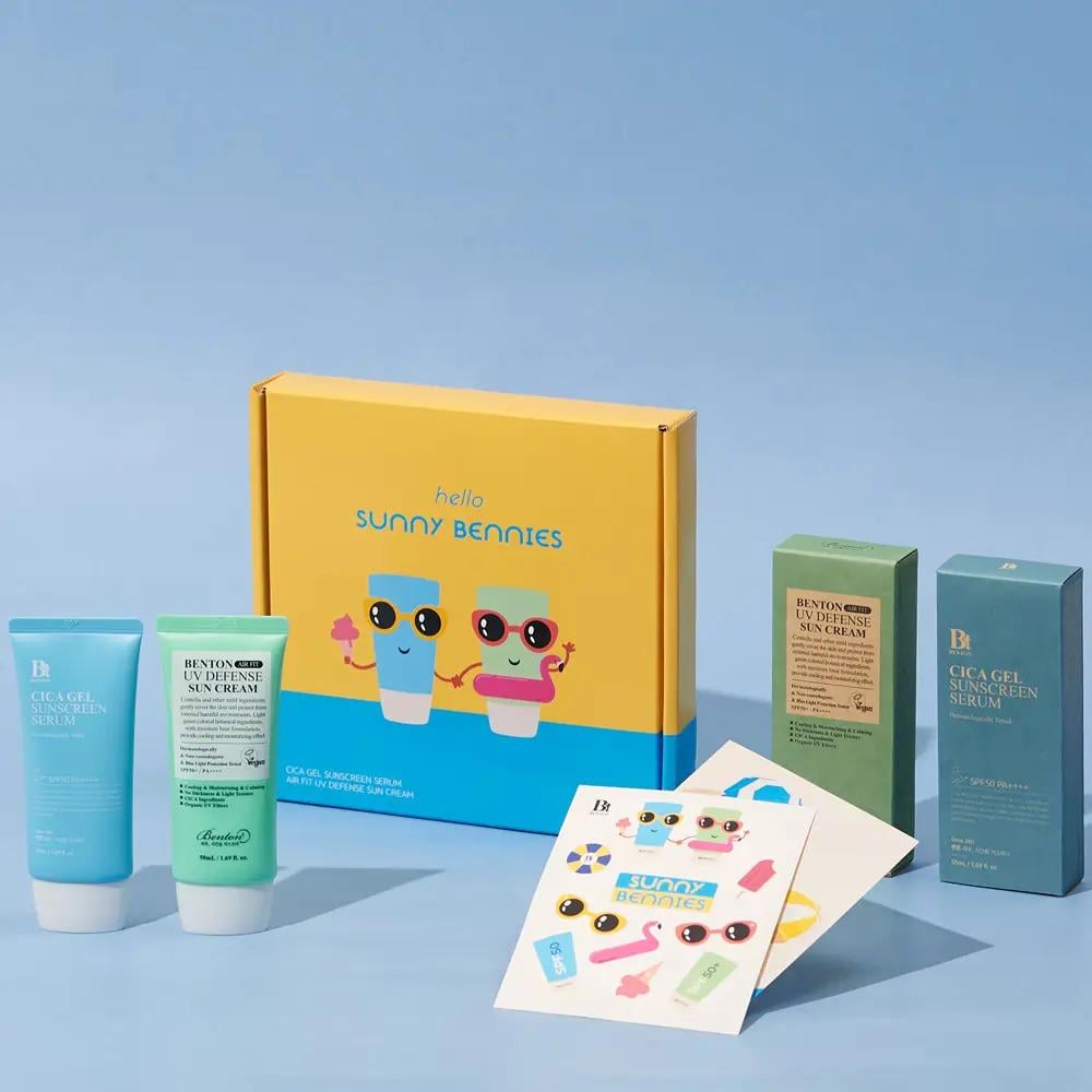 Набір сонцезахисних засобів Benton Sunny Bennies Beauty Box 2x50 мл - фото 3