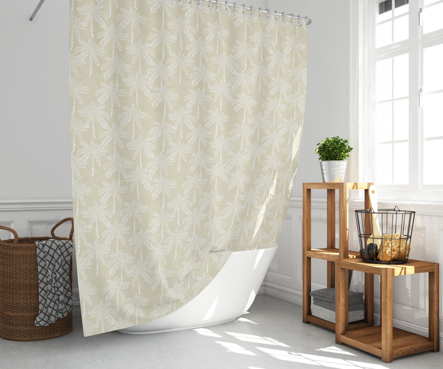 Штора для ванной Tropik Palm 180x200 см 2319 (2319)
