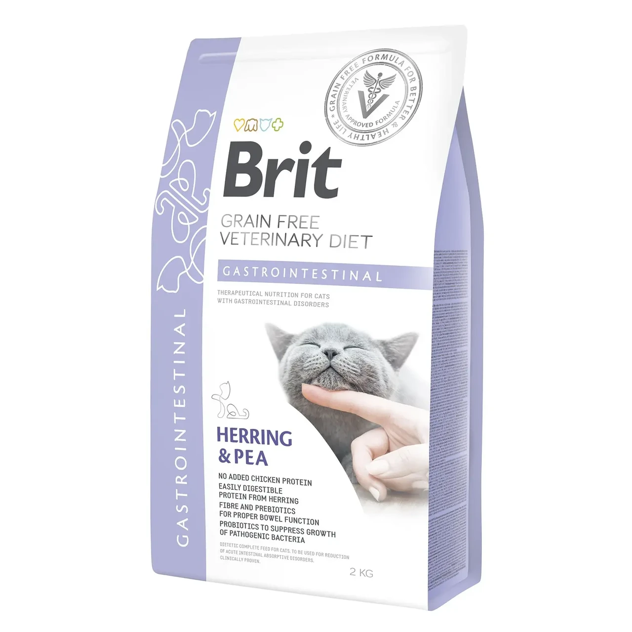 Сухий корм для котів при захворюваннях ШКТ Brit Veterinary Diet Gastrointestinal 2 кг (170963/528424) Сухий корм для котів при захворюваннях ШКТ Brit Veterinary Diet Gastrointestinal 2 кг (170963/528424)