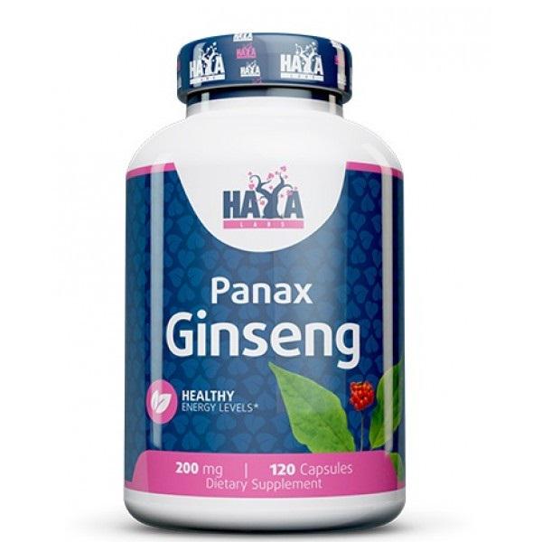 Комплекс для профілактики нервової системи Haya Labs Panax Ginseng 200 mg 120 caps