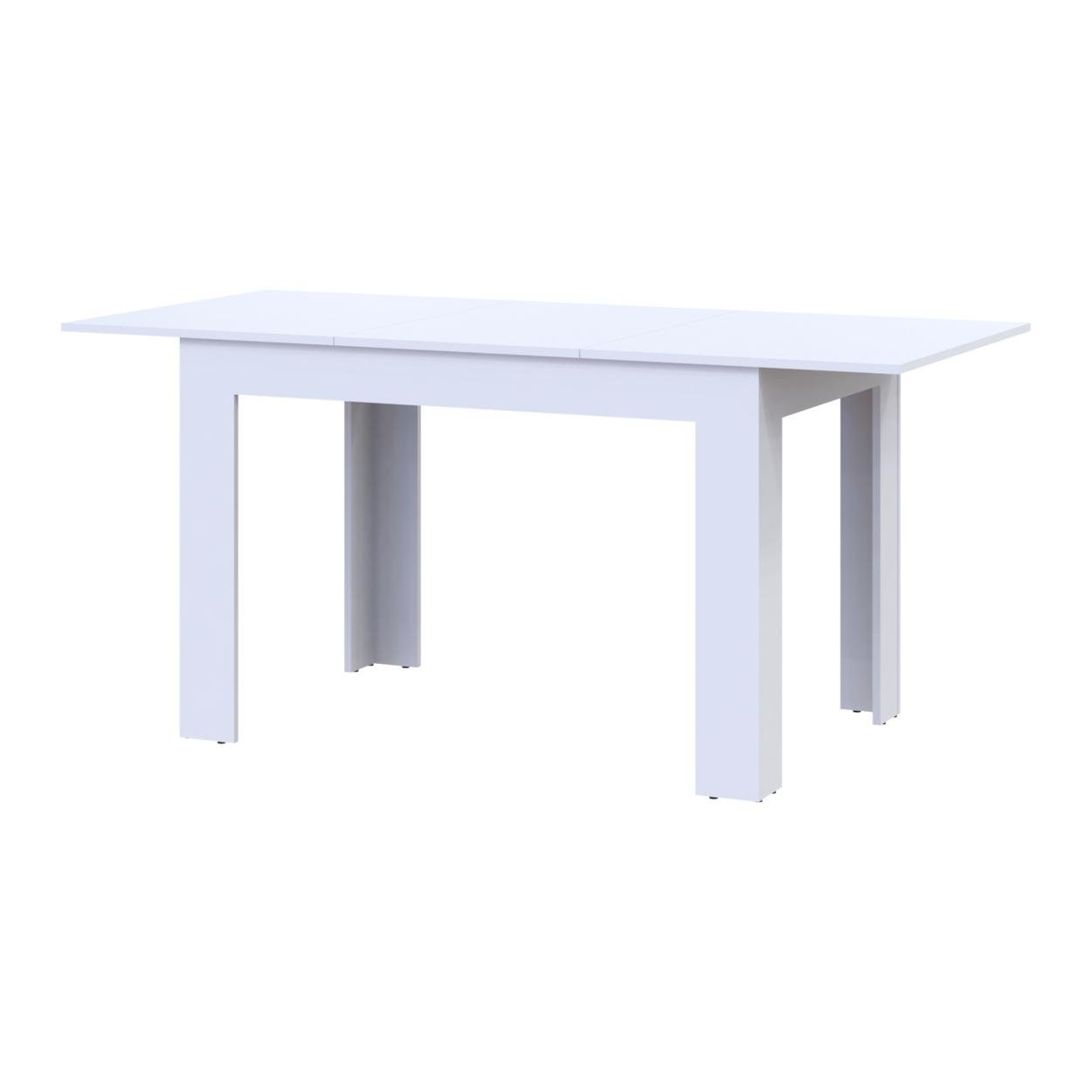 Обеденный стол Doros Флинт 120/170х80х78 см Белый (DRS-011441) - фото 2 Обеденный стол Doros Флинт 120/170х80х78 см Белый (DRS-011441) - фото 2