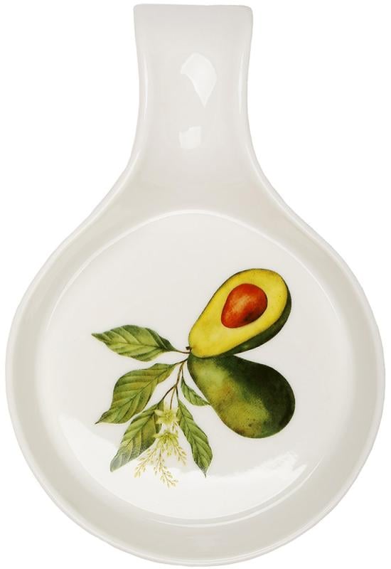 Підставка порцелянова для кухонних аксесуарів Avocado Garden 18х12 см