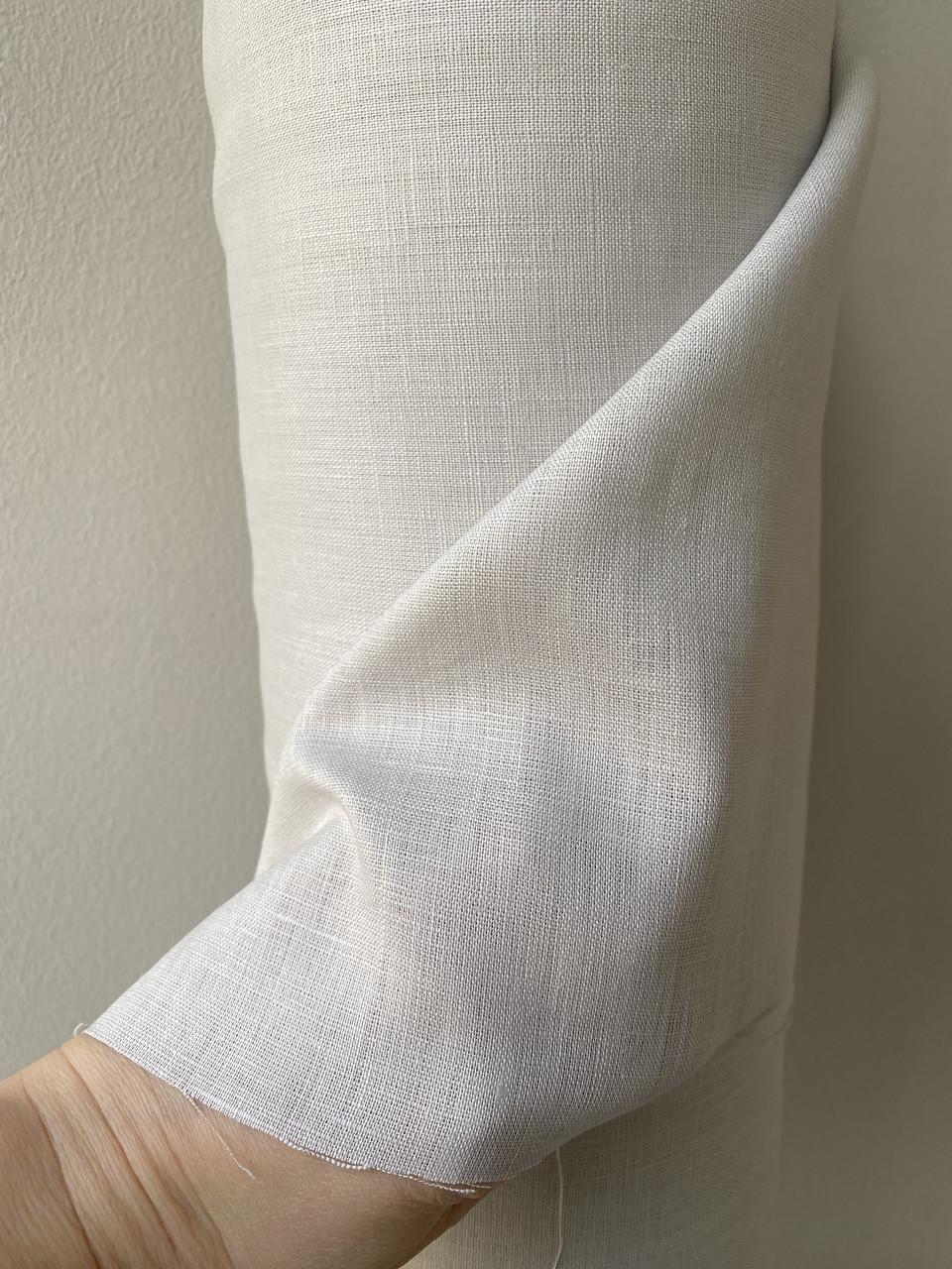 Ткань рубашечно-платьевая LINEN PLUS 100% лен 143 см 1410 Светло-серый - фото 7 Ткань рубашечно-платьевая LINEN PLUS 100% лен 143 см 1410 Светло-серый - фото 7