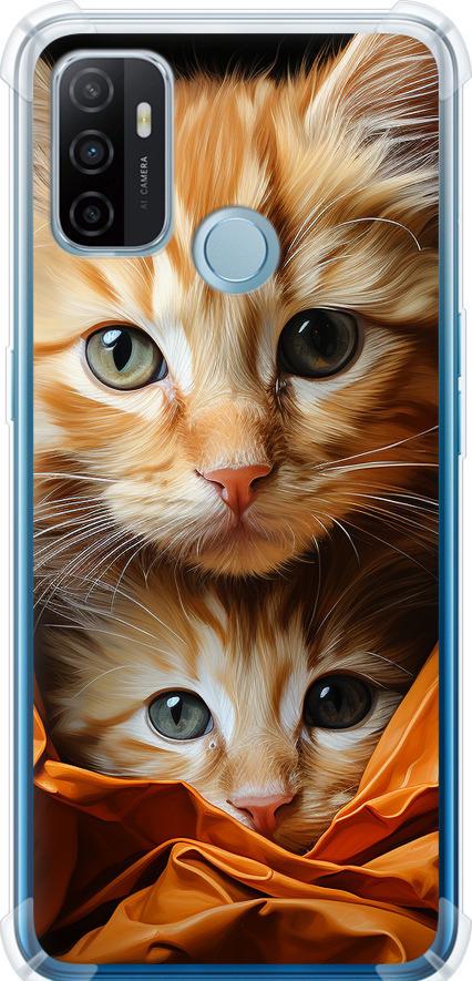 Чехол на Oppo A53 Котики 2 (5664sp-568-42517)