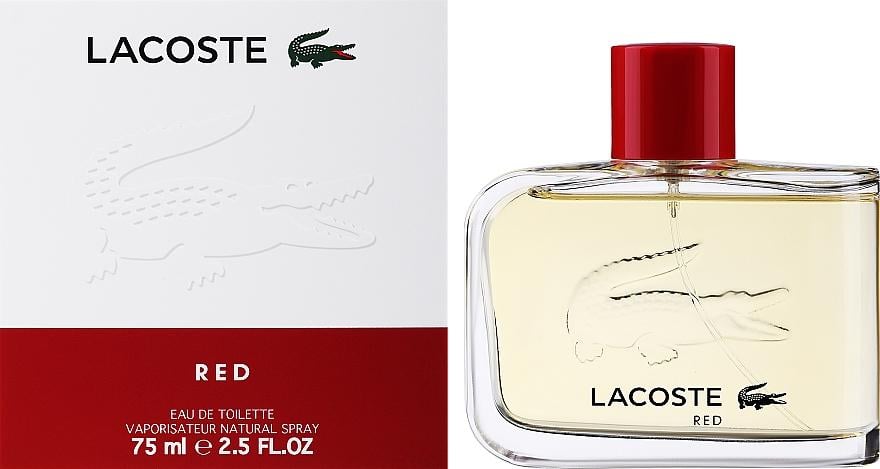 Туалетна вода для чоловіків Lacoste Red 75 мл (18782569)