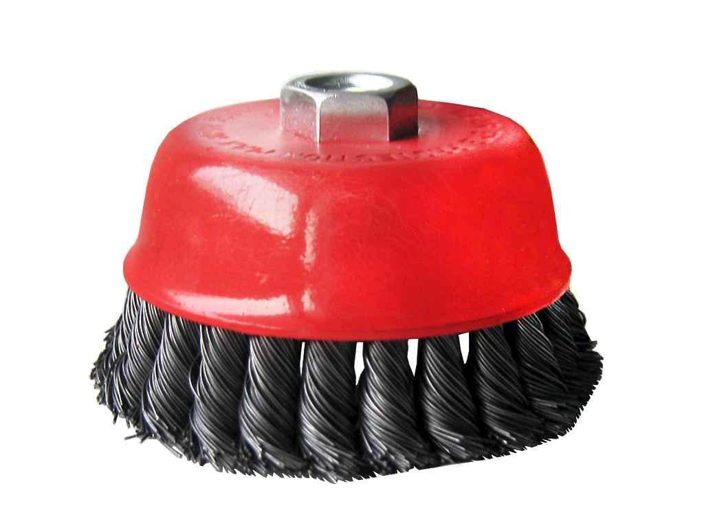 Щетка торцевая Master Tool d 65 мм витая (19-7006) Щетка торцевая Master Tool d 65 мм витая (19-7006)