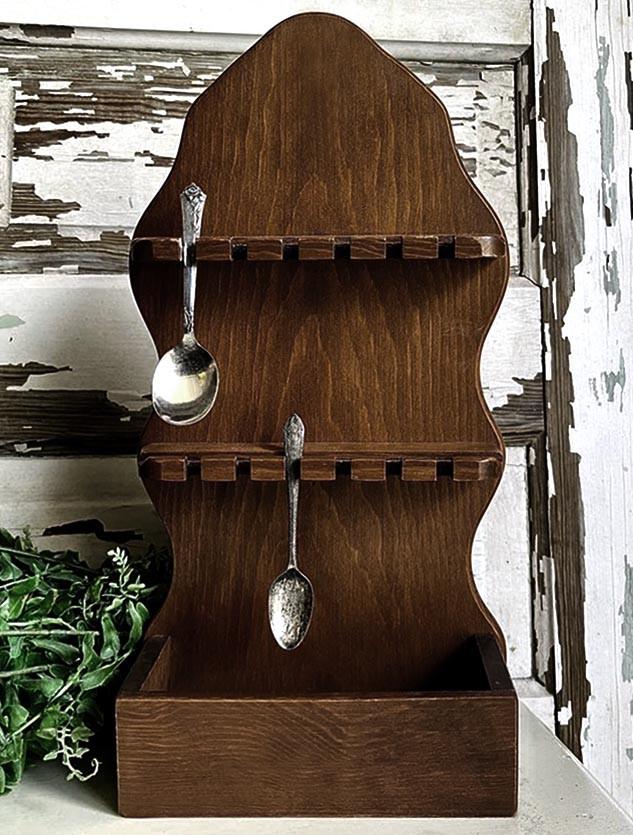 Полка для коллекции ложек Аниталь Капучино (ПКЛ-004509)