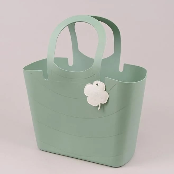 Сумка пластиковая Flora Lucy 30 см Шалфей (16577)