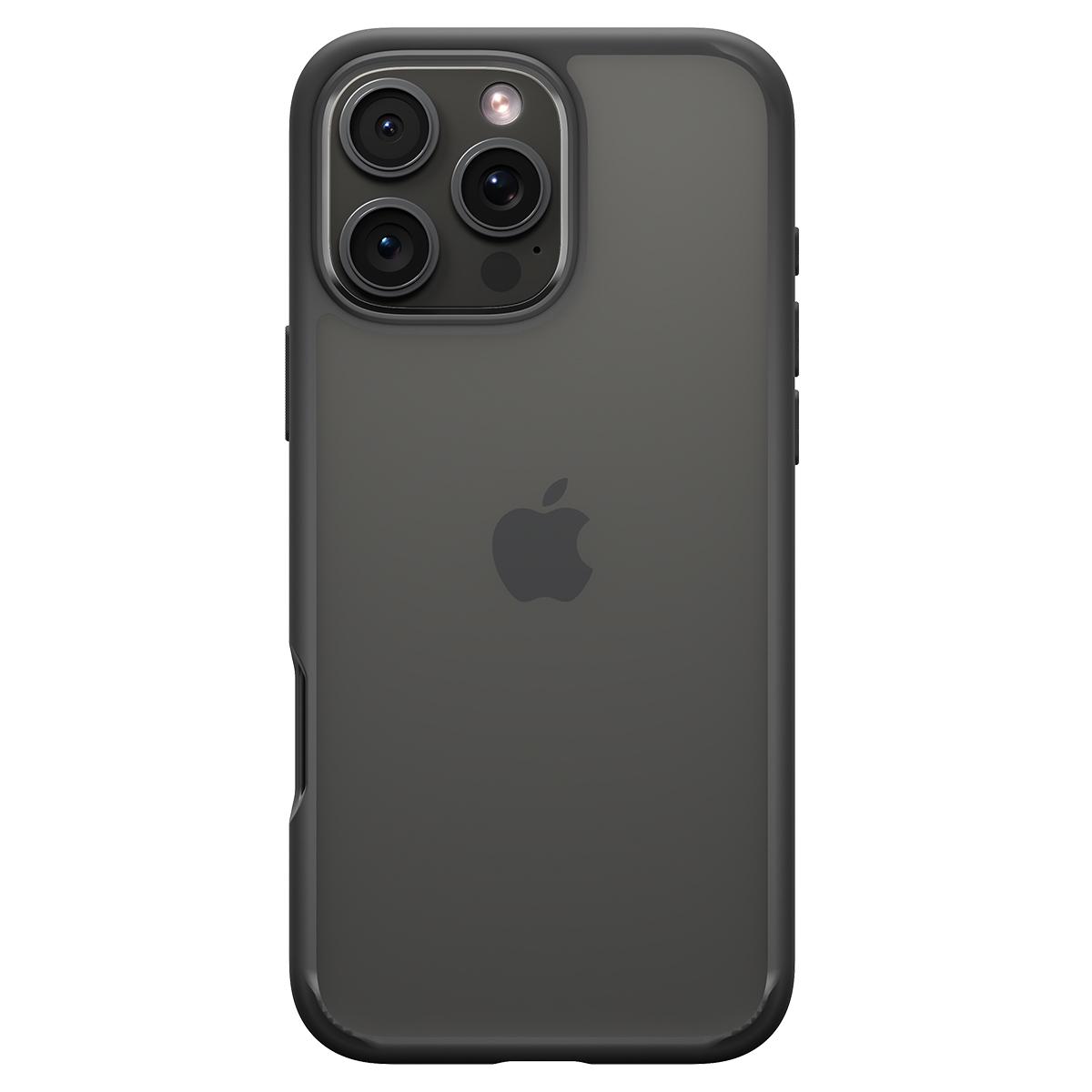 Чехол-накладка для телефона Spigen Ultra Hybrid для Apple iPhone 16 Pro Max Черный (ACS07996)