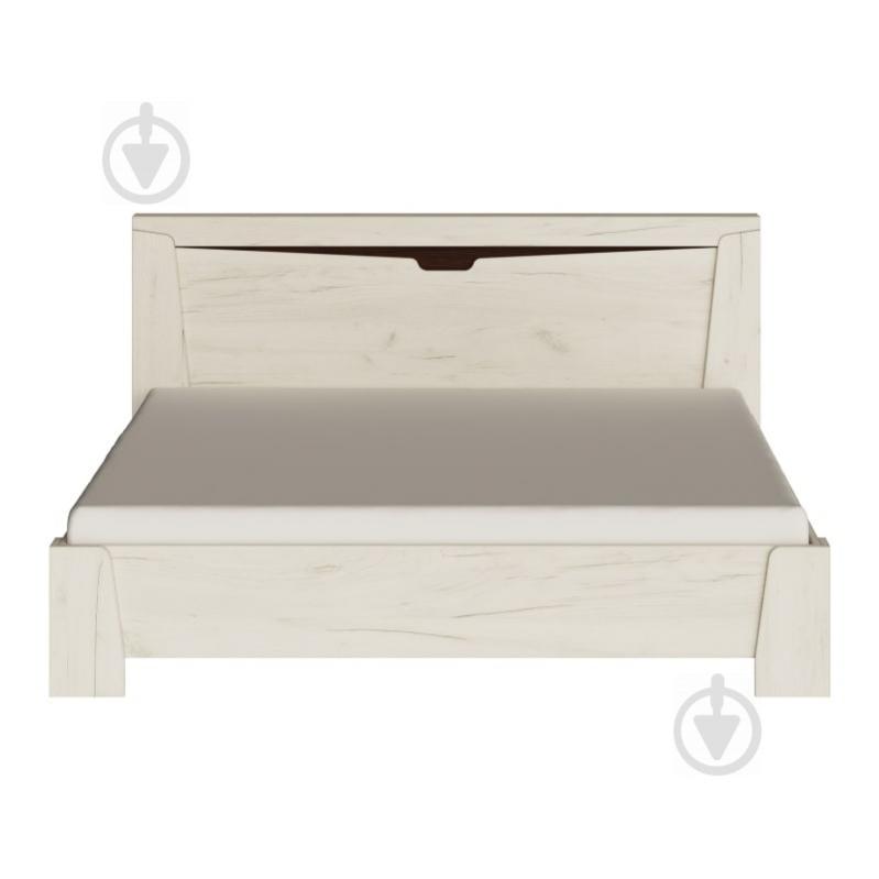 Кровать двуспальная Эверест Либерти-1600 дуб крафт белый  (EVR-2086)