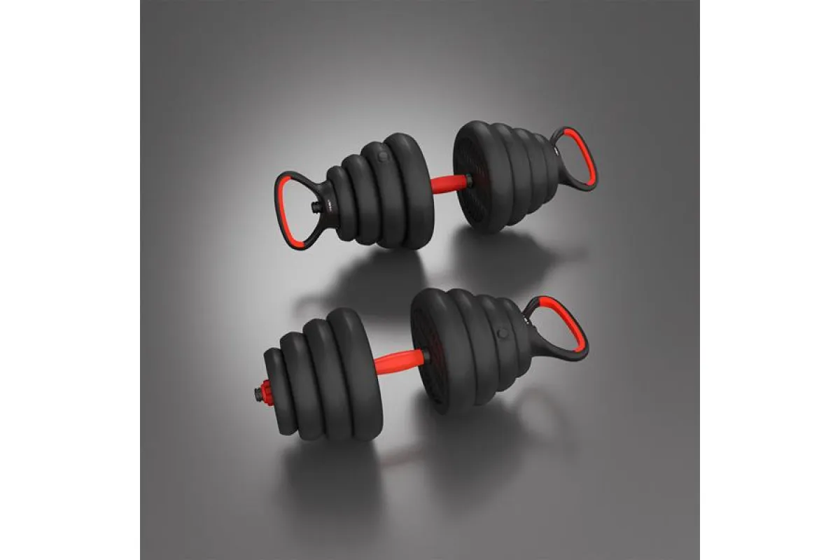 Гантелі розбірні HMS SGN130 PRO 6-в-1 зі штангою та гирями 30 кг (417038) - фото 2 Гантелі розбірні HMS SGN130 PRO 6-в-1 зі штангою та гирями 30 кг (417038) - фото 2