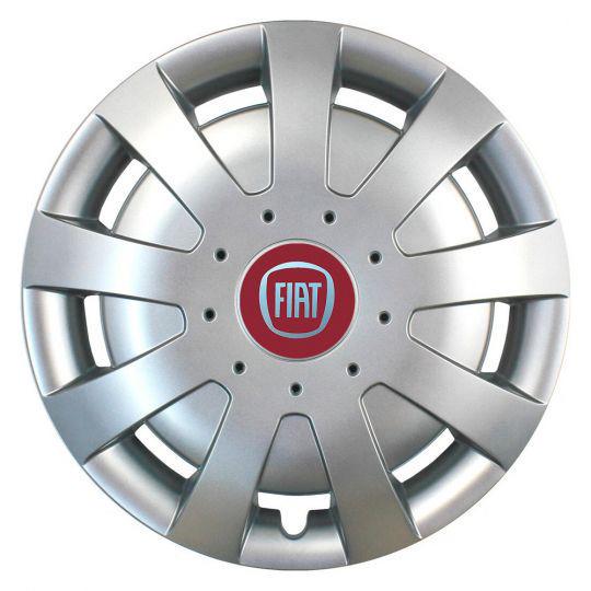 Ковпаки автомобільні SKS 309 R15 з логотипом Fiat 4 шт. Сріблястий Ковпаки автомобільні SKS 309 R15 з логотипом Fiat 4 шт. Сріблястий