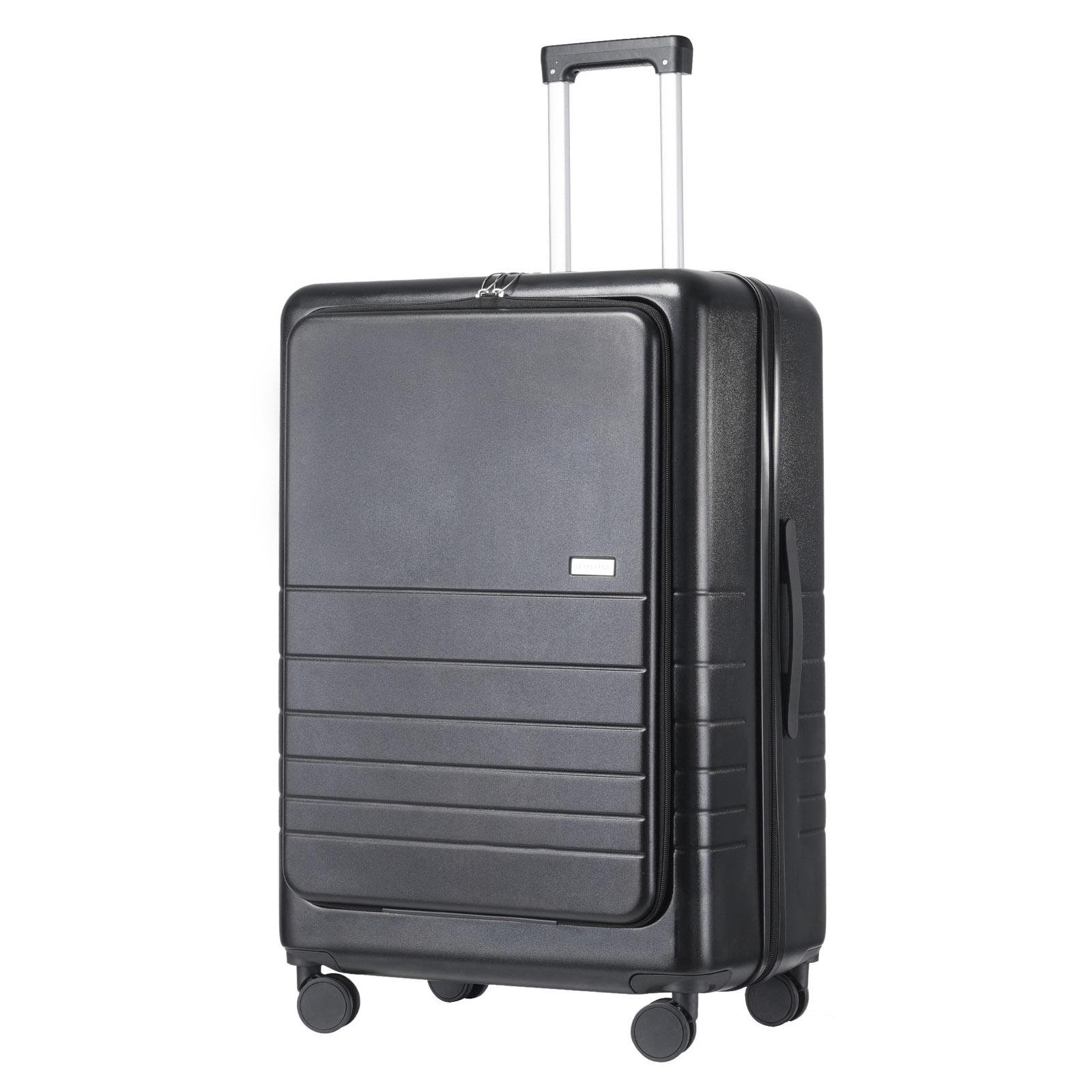 Валіза SEMI LINE 28" T5964-4 ABS з USB-зарядкою та відділенням для ноутбука Чорний