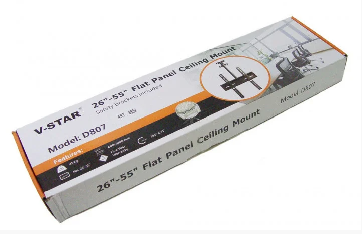 Крепление V-Star для ТВ 807 26-55 потолочное - фото 2 Крепление V-Star для ТВ 807 26-55 потолочное - фото 2